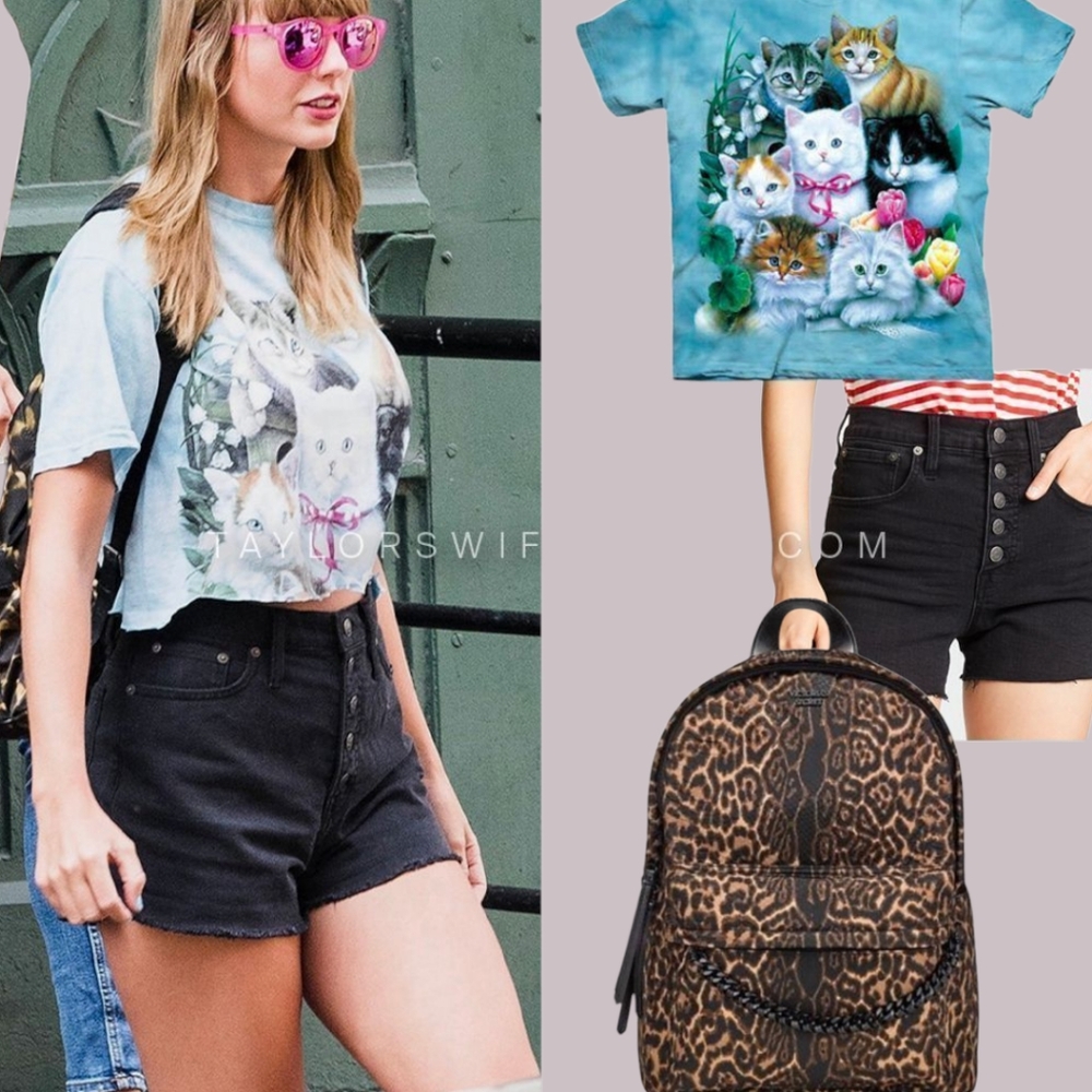 Y2K Victoria's Secret VINTAGE Leopard Print Backpack- AS SEEN ON TAYLOR SWIFT!